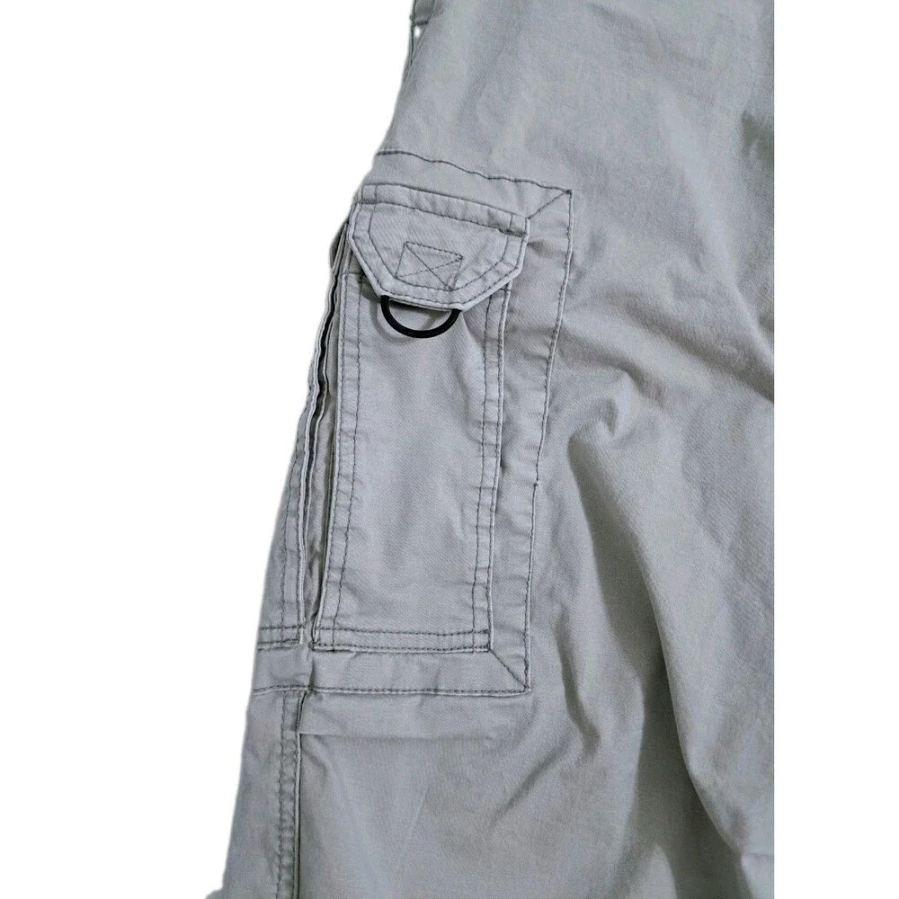 Holliister Baggy Cargo Pants Men's Small Khaki Utility Trail Hike Work Y2K